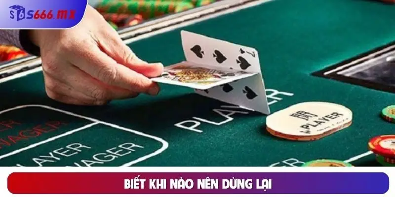 Biết khi nào nên dừng lại Biết khi nào nên dừng lại